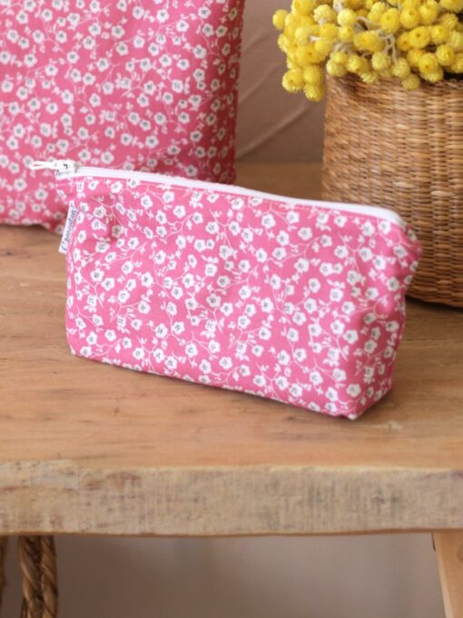 Trousse polyvalente Fleurs Roses Creacoton