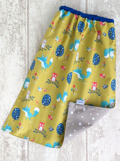 Serviette elastique pour cantine maternelle Bois Joli My Lovely Family