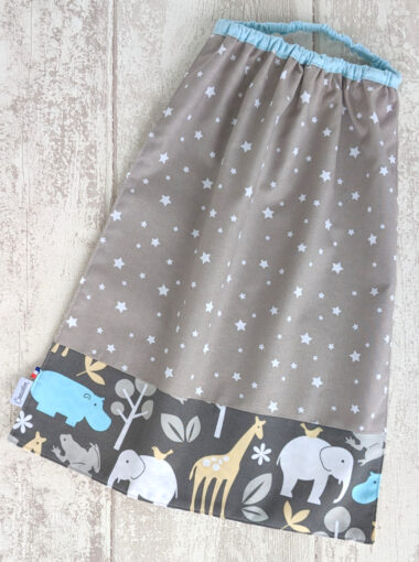 Serviette pour enfant maternelle Savane My Lovely Family