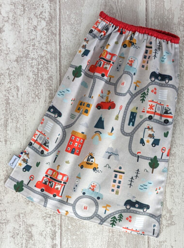 Serviette de table enfant maternelle Bulldozer - My Lovely Family