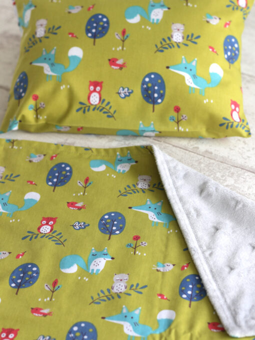 Kit pour sieste maternelle Bois Joli - SweetDreams My Lovely family couverture oreiller