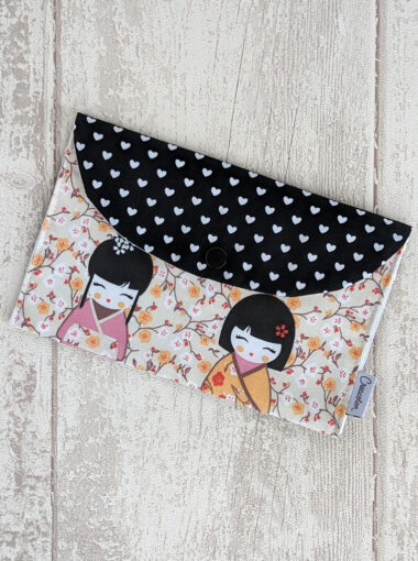 Pochette enfant maternelle Kokeshi My Lovely Family