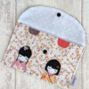 Pochette enfant maternelle Kokeshi My Lovely Family