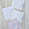 Lingette lavable Elephant rose x4 my lovely family