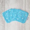 lingette lavable x4 bleu turquoise My Lovely Family